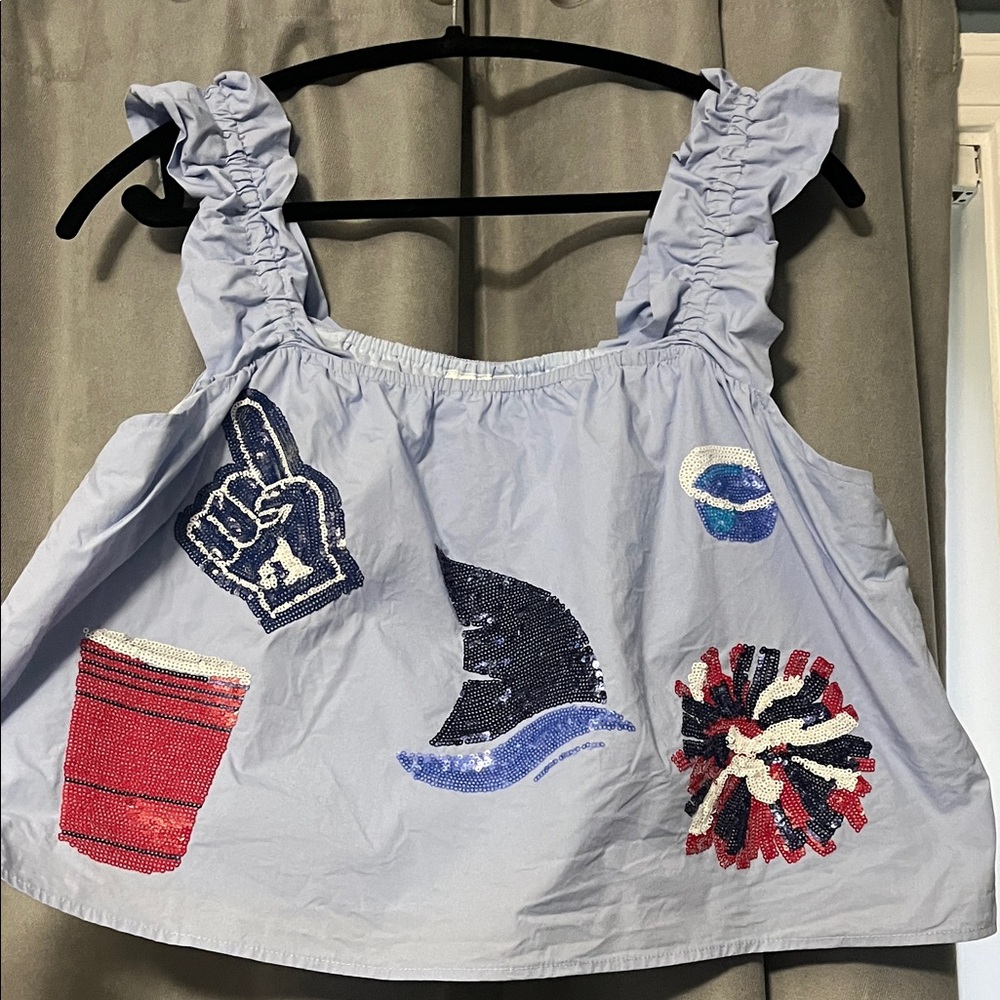 Queen of Sparkles Ole Miss top